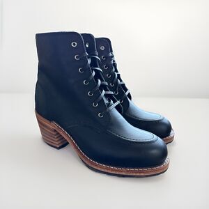 Red Wing Women’s Clara Leather Heeled Lace-Up Boots New In Box Sz 6.5